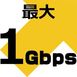 最大1Gbps